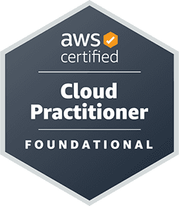 Selo da certificação AWS CLF-C02