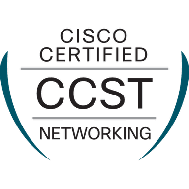 Selo da certificação Cisco CCST
